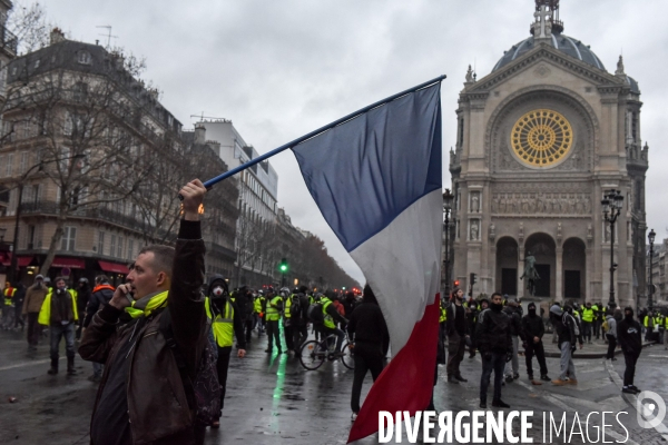 Manifestation des gilets jaunes à Paris