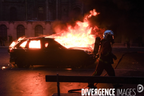 Manifestation des gilets jaunes à Paris