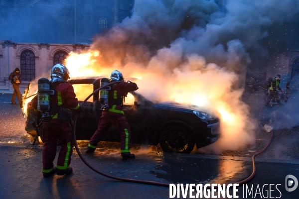 Manifestation des gilets jaunes à Paris