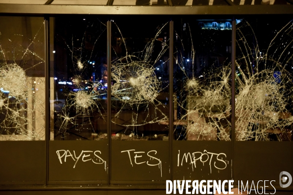 Manifestation des gilets jaunes à Paris
