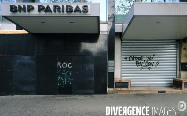 Gilets jaunes, acte 4. Slogans et barricades