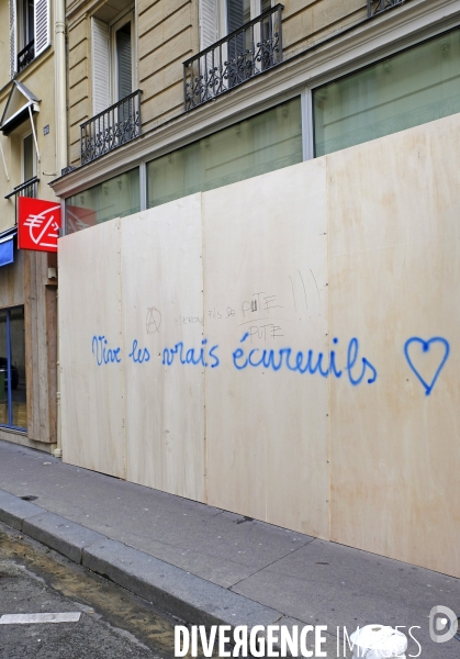 Gilets jaunes, acte 4. Slogans et barricades