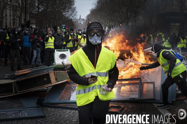 Gilets Jaunes, acte IV, Paris.