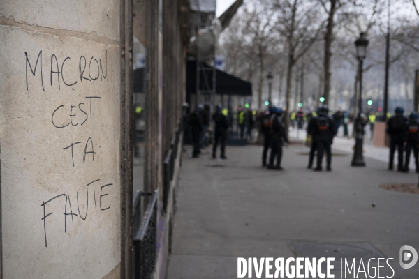 Gilets Jaunes, acte IV, Paris.