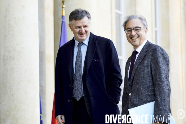 Le Président de la République, M. Emmanuel MACRON, reçoit une centaine de représentants d entreprise