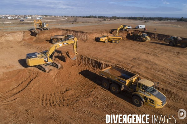 Construction d une plateforme logistique à Nîmes-Garons