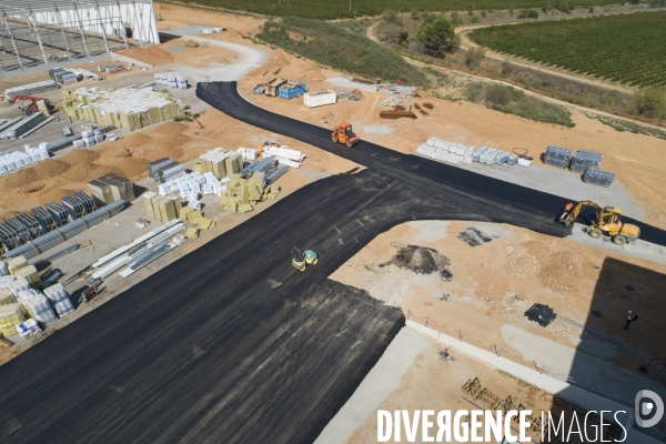 Construction d une plateforme logistique à Nîmes-Garons