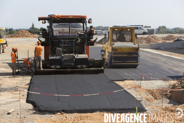 Construction d une plateforme logistique à Nîmes-Garons