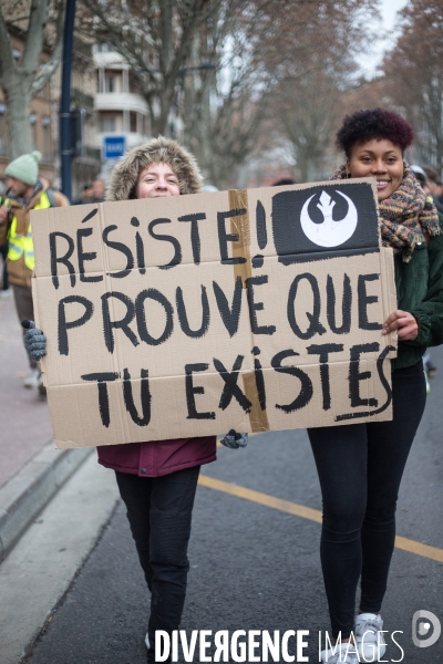 Manifestation Gilets Jaunes à Toulouse, acte V