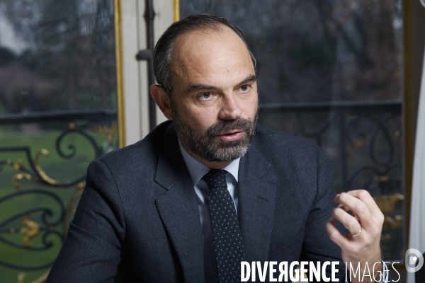 Le premier ministre Edouard Philippe en interview à Matignon