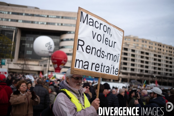 Manifestation des retraités