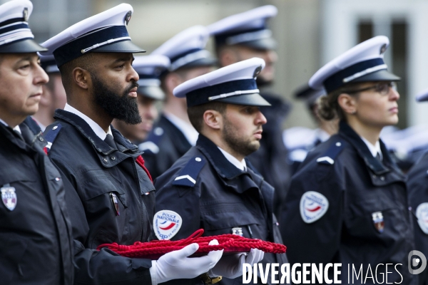 Cérémonie d accueil des gardiens de la paix, 247ème et 248ème promotion.