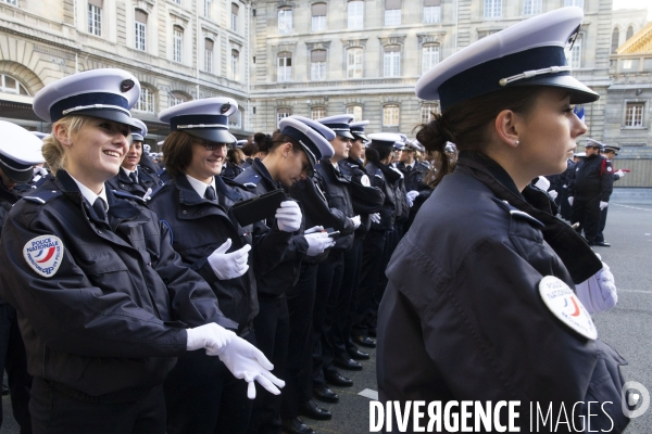 Cérémonie d accueil des gardiens de la paix, 247ème et 248ème promotion.