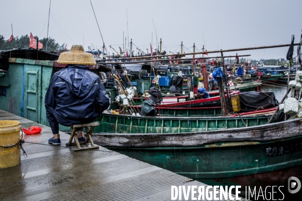 Tanmen, port de peche strategique chinois