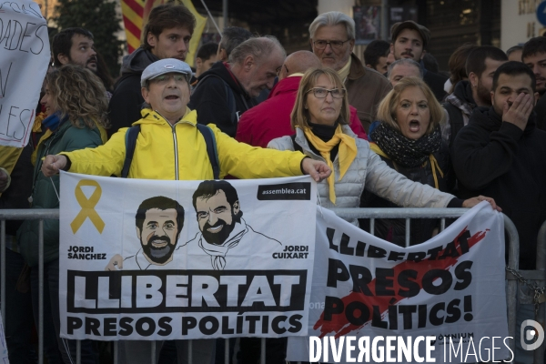 Barcelone contre le gouvernement espagnol