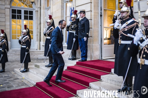 Edouard Philippe reçoit le Conseil National de la Transition Ecologique.