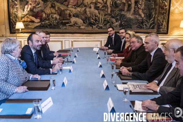 Edouard Philippe reçoit le Conseil National de la Transition Ecologique.