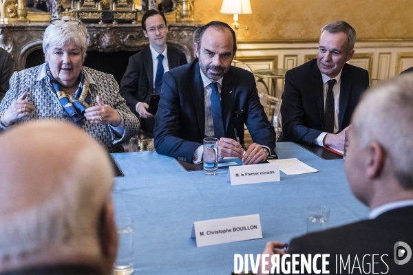 Edouard Philippe reçoit le Conseil National de la Transition Ecologique.