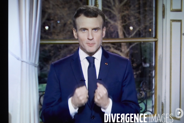 Voeux de nouvelle annee 2019 du president Emmanuel Macron