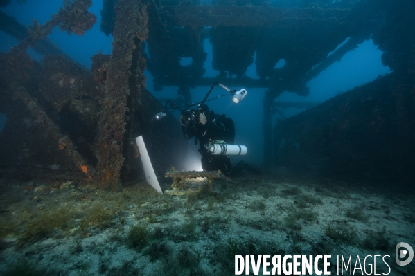 Prises de vue photogrammétriques sur les récifs artificiels PRADO à Marseille - Photogrammetric shots on PRADO artificial reefs in Marseille