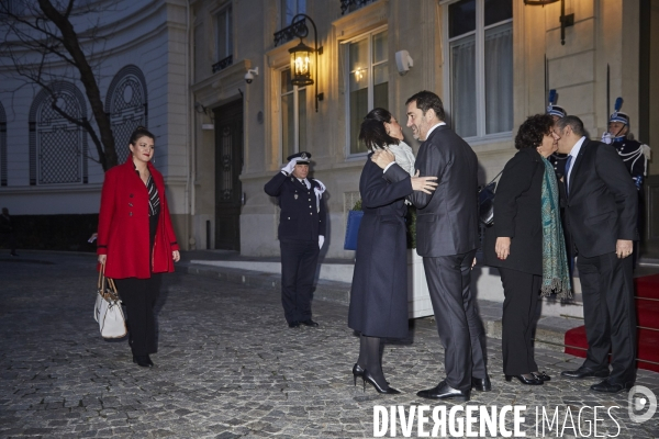 Petit dejeuner de rentree du gouvernement à Beauvau