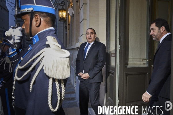 Petit dejeuner de rentree du gouvernement à Beauvau