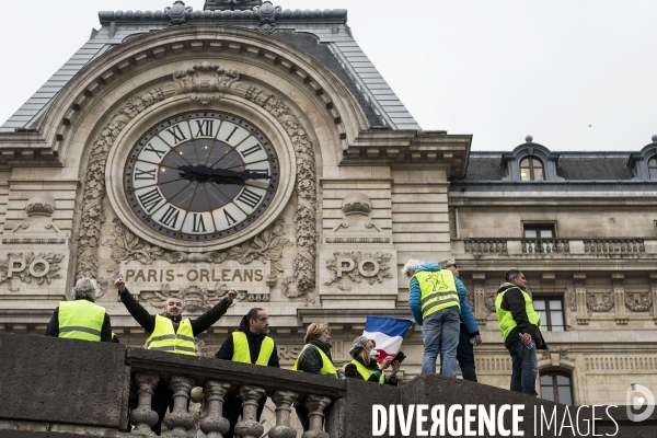 Manifestation des gilets jaunes, acte VIII à Paris.