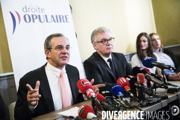 Conférence de presse de Thierry MARIANI et Jean-Paul GARRAUD.