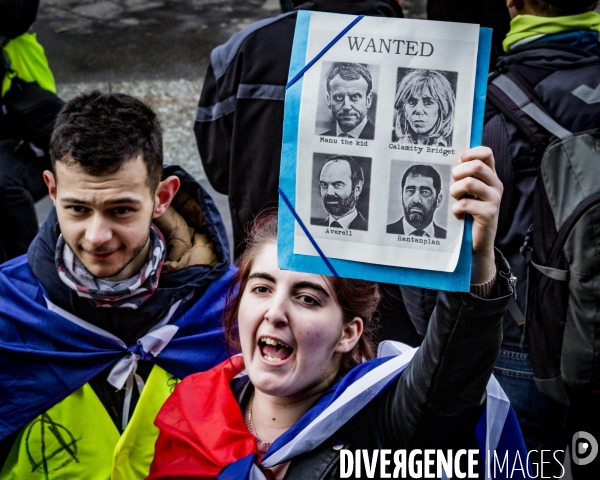 Gilets Jaunes Paris - Acte IX 12.01.2019