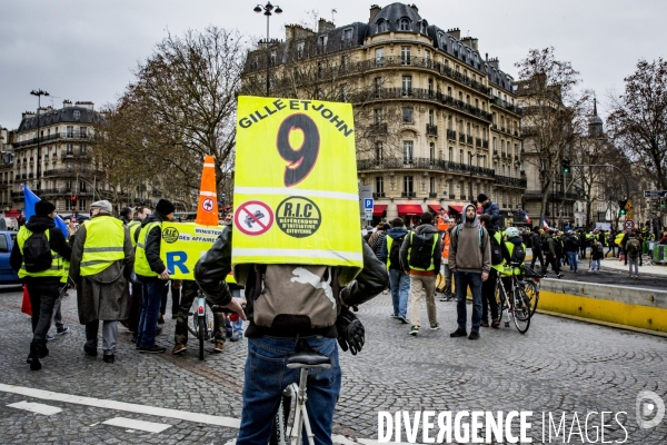 Gilets Jaunes Paris - Acte IX 12.01.2019