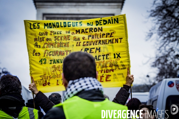 Gilets Jaunes Paris - Acte IX 12.01.2019