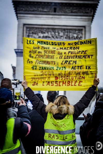 Gilets Jaunes Paris - Acte IX 12.01.2019