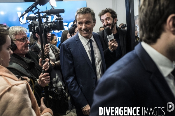 Nicolas Dupont-Aignan, voeux à la presse