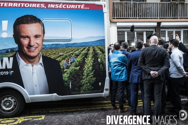 Nicolas Dupont-Aignan, voeux à la presse