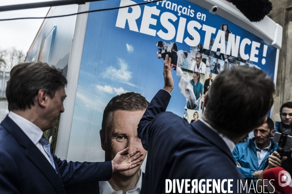 Nicolas Dupont-Aignan, voeux à la presse