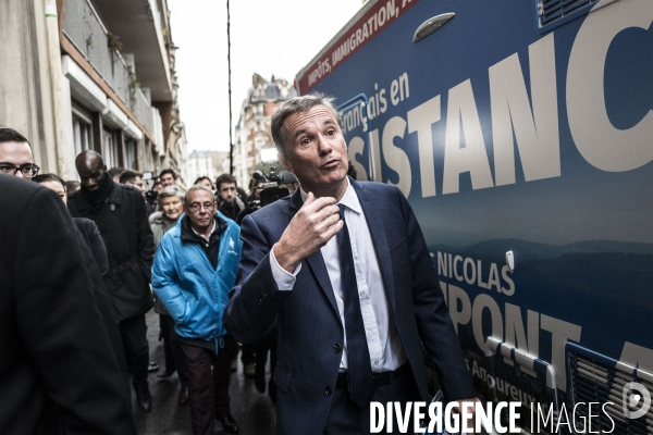 Nicolas Dupont-Aignan, voeux à la presse