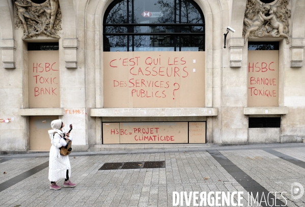 Gilets jaunes - Acte 9 - Tags, barricades et rideau de fer