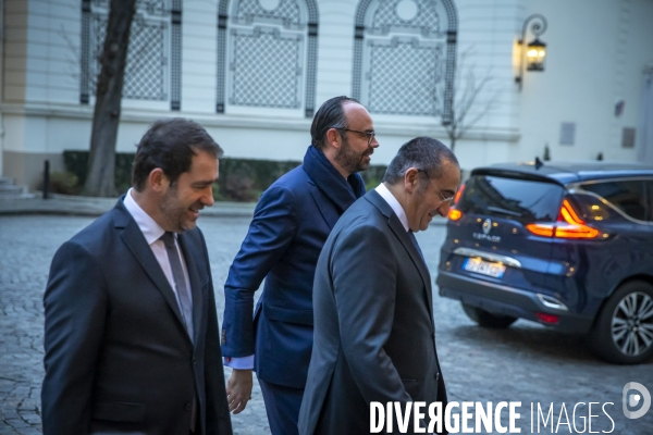 Traditionnel petit déjeuner du gouvernement avant le premier Conseil des ministres et les voeux 2019