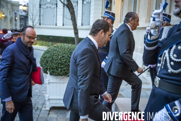 Traditionnel petit déjeuner du gouvernement avant le premier Conseil des ministres et les voeux 2019