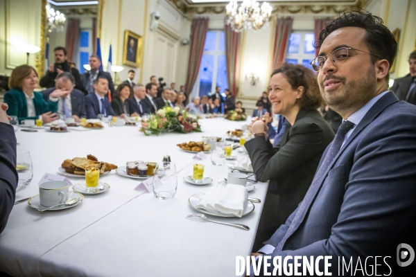 Traditionnel petit déjeuner du gouvernement avant le premier Conseil des ministres et les voeux 2019