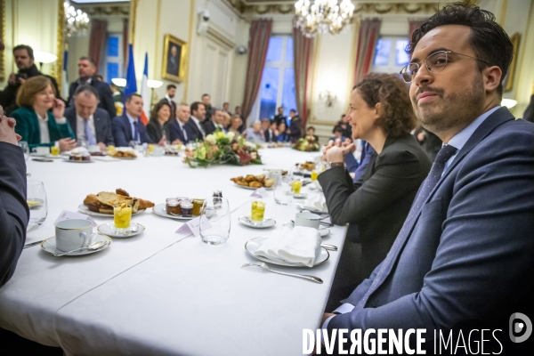 Traditionnel petit déjeuner du gouvernement avant le premier Conseil des ministres et les voeux 2019