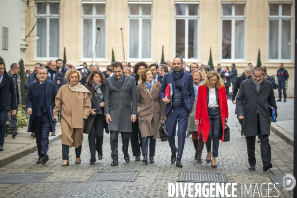 Traditionnel petit déjeuner du gouvernement avant le premier Conseil des ministres et les voeux 2019