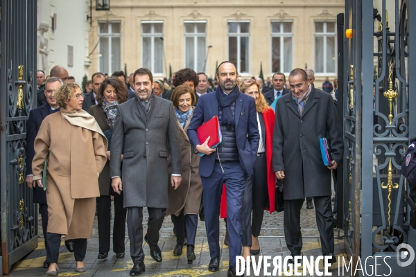 Traditionnel petit déjeuner du gouvernement avant le premier Conseil des ministres et les voeux 2019
