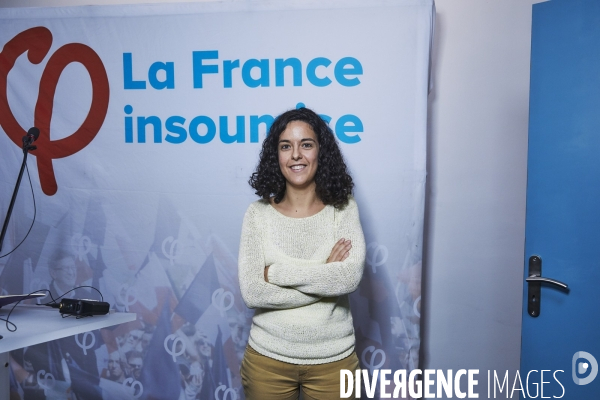 Europeennes, conference de presse France Insoumise