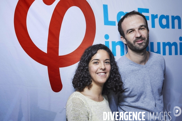 Europeennes, conference de presse France Insoumise