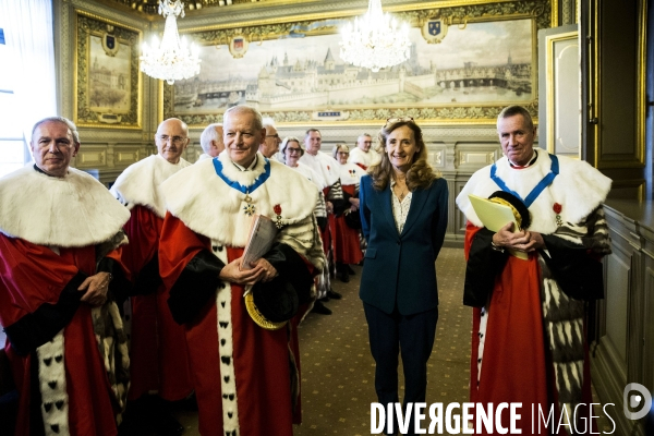 Audience solennelle de début d année à la Cour de cassation.