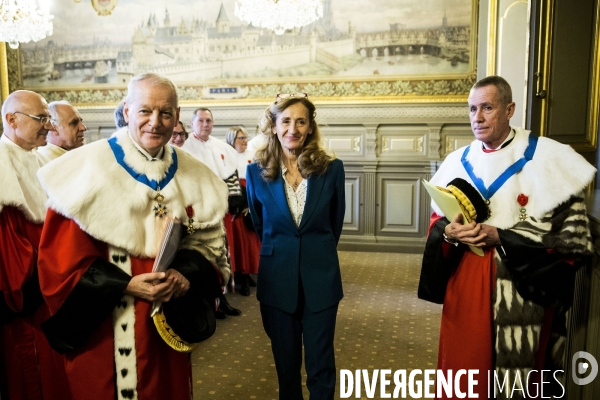 Audience solennelle de début d année à la Cour de cassation.