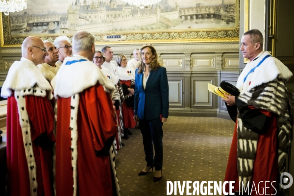 Audience solennelle de début d année à la Cour de cassation.