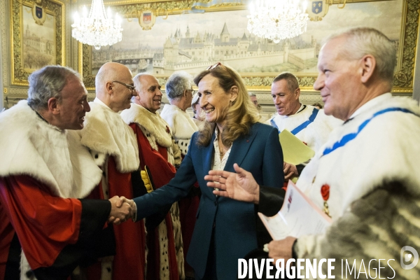 Audience solennelle de début d année à la Cour de cassation.
