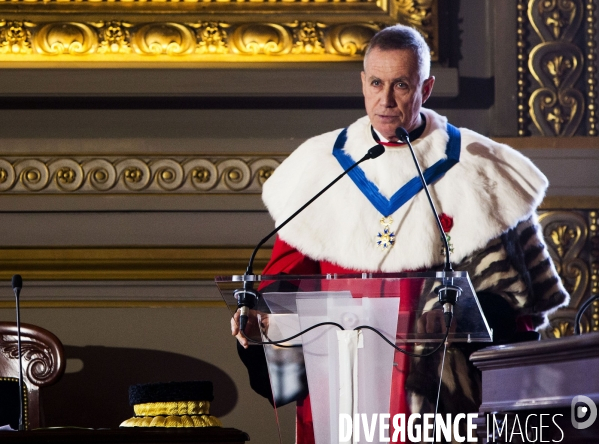 Audience solennelle de début d année à la Cour de cassation.